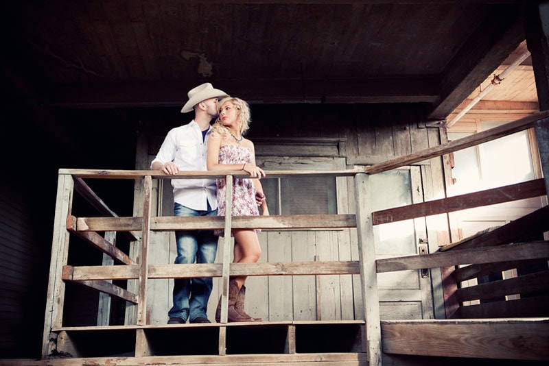 Engagement Session And Proposal In Fort Worth Stockyards 01