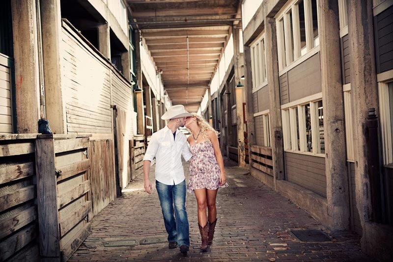 Engagement Session And Proposal In Fort Worth Stockyards 07