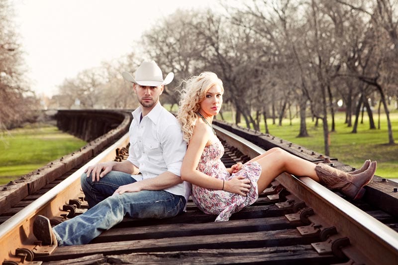 Engagement Session And Proposal In Fort Worth Stockyards 11