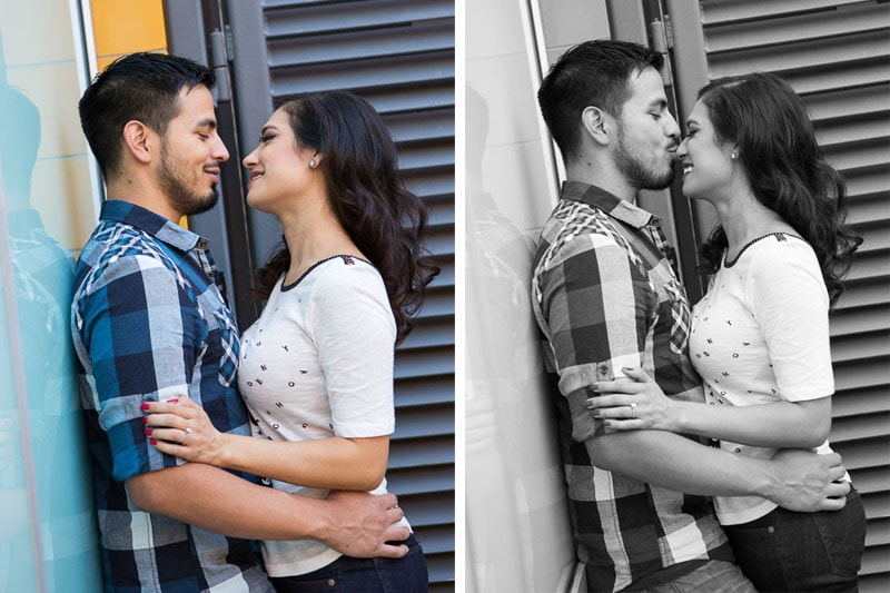 Nalita And Daniel Engagement Session In Addison Circle With Train 02