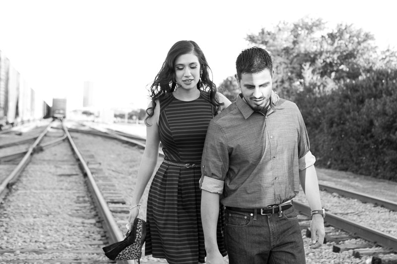 Nalita And Daniel Engagement Session In Addison Circle With Train 08