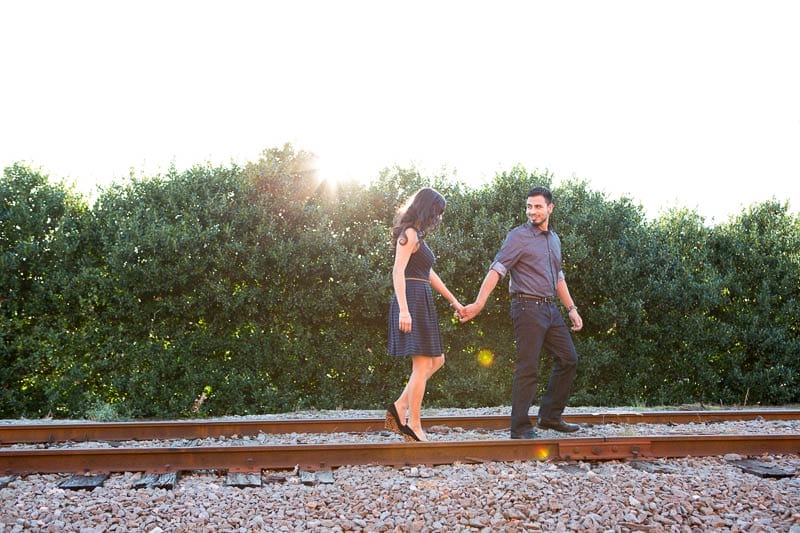 Nalita And Daniel Engagement Session In Addison Circle With Train 12