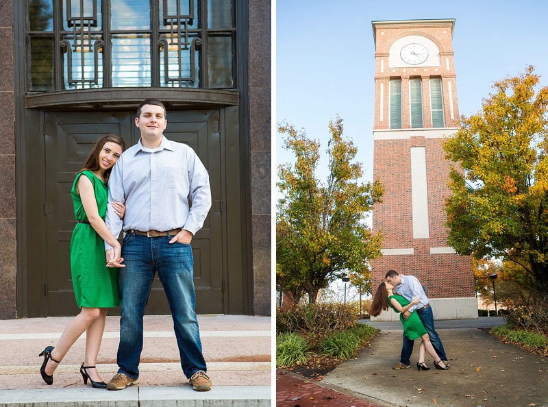 Hilary And Mark Engagement Photos At Louisiana Tech 15