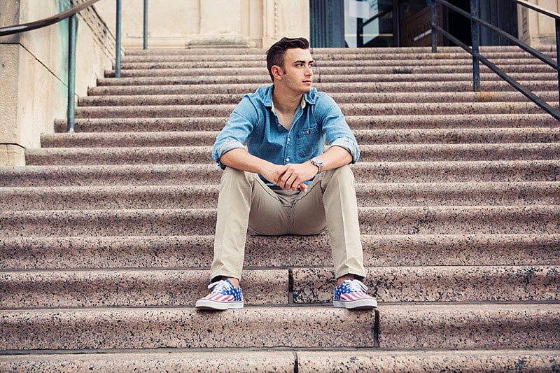 Chandler Senior Pictures T And P Train Station 19