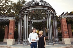 Engagement Couple At Turtle Creek