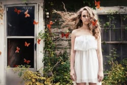 Surreal Southlake Photographer Portrait Girl Swarmed By Butterflies